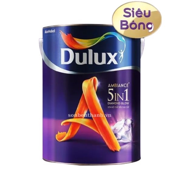 SƠN NỘI THẤT DULUX AMBIANCE 5IN1 DIMOND GLOW SIÊU BÓNG